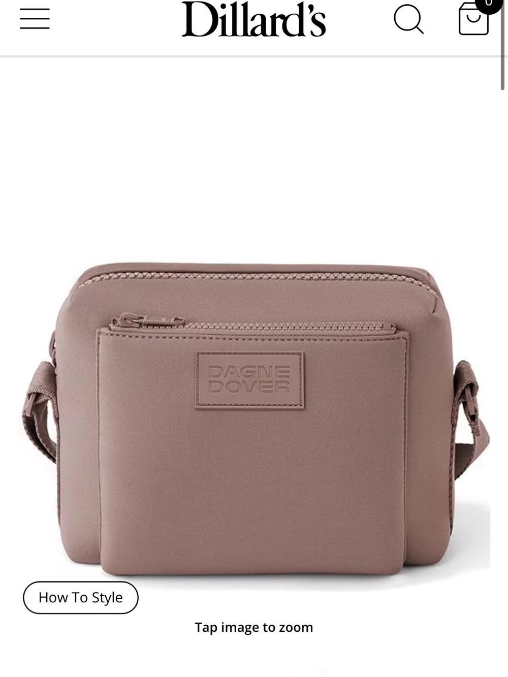 Dagne Dover Micah Crossbody Bag Dune travel tote